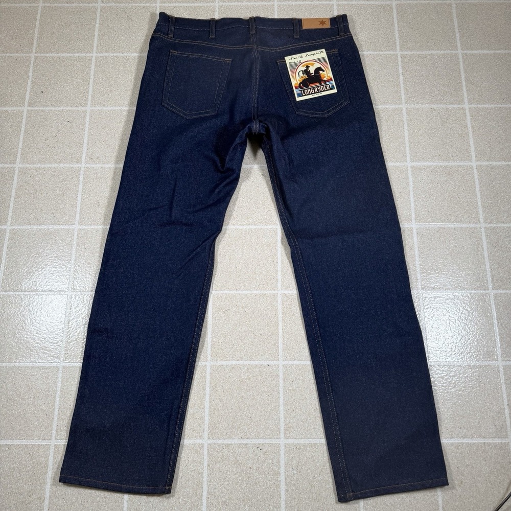 NWT Dearborn Denim Long Ryder Jeans Pants Size 36x32 Button Fly Western